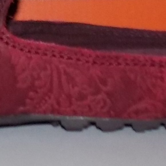 Like New Merrell Haven Slide Burgundy Leather EU36 US6 - Picture 6 of 8